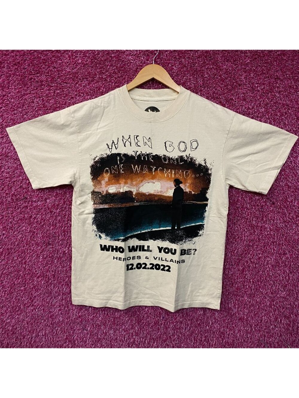Metro Boomin Heroes & Villains Who Will You Be T-Shirt Medium